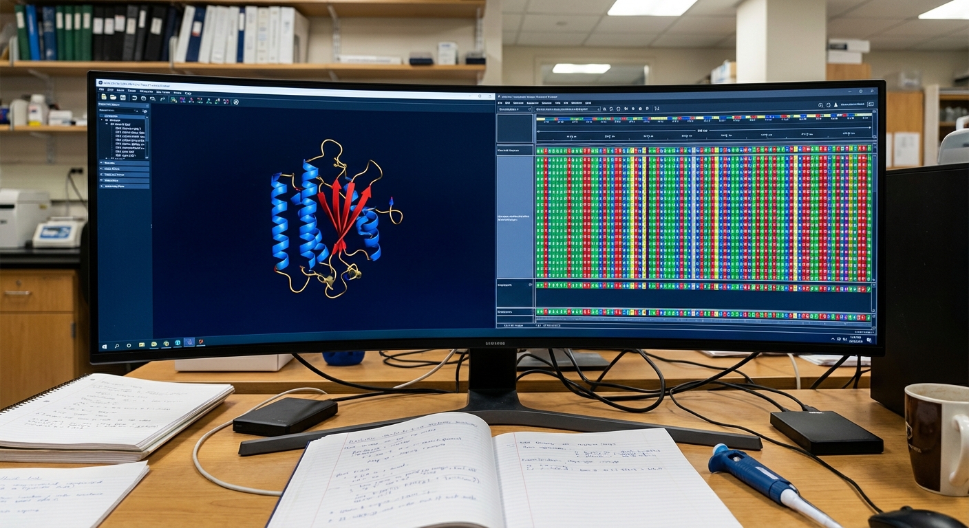 蛋白質結構與基因體分析工作站