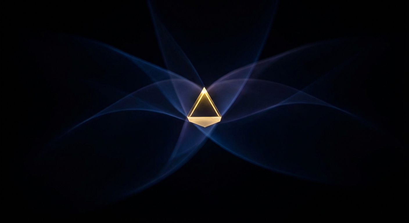 技術匯聚的抽象光學藝術