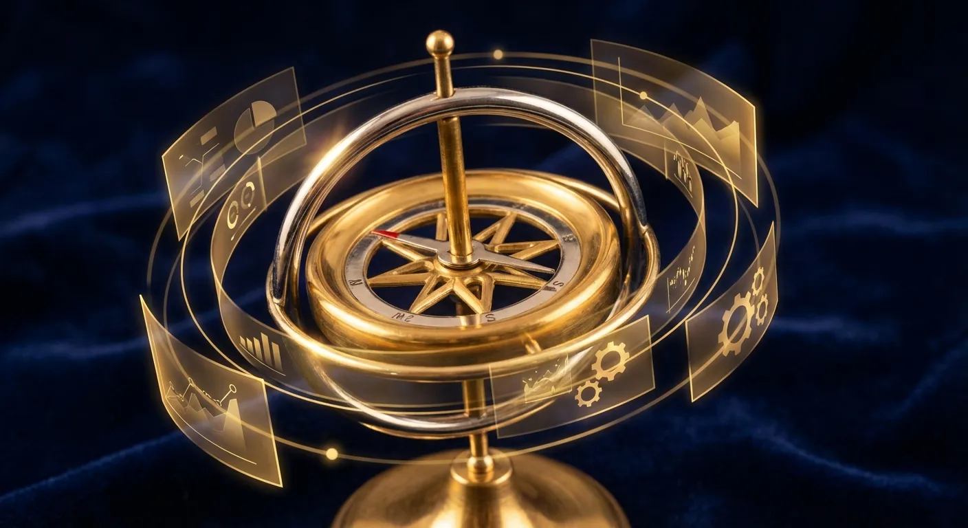 企業技術長評估 AI 軟體委外供應商的七維框架圖