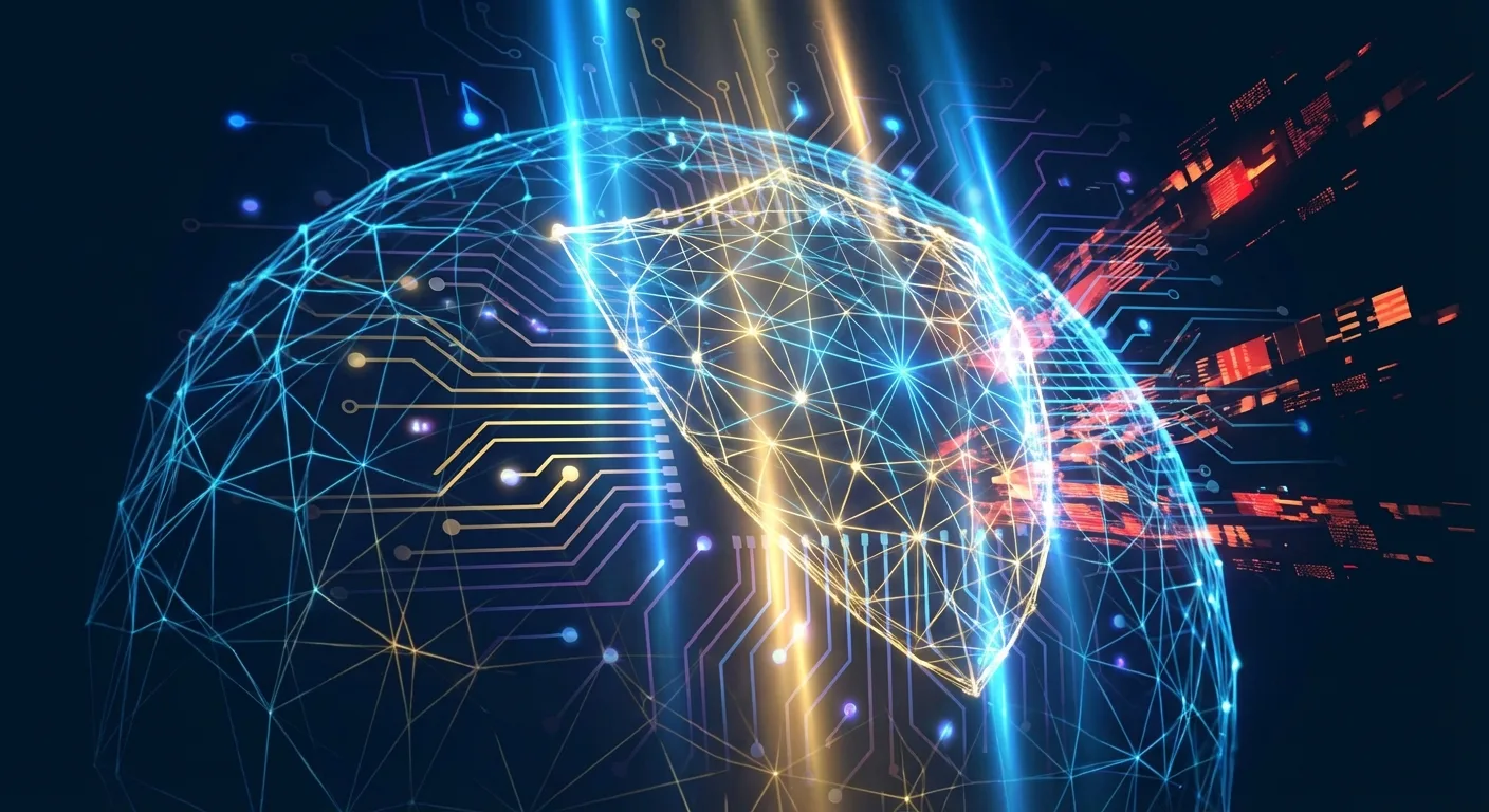 AI 資安防禦架構的視覺化呈現