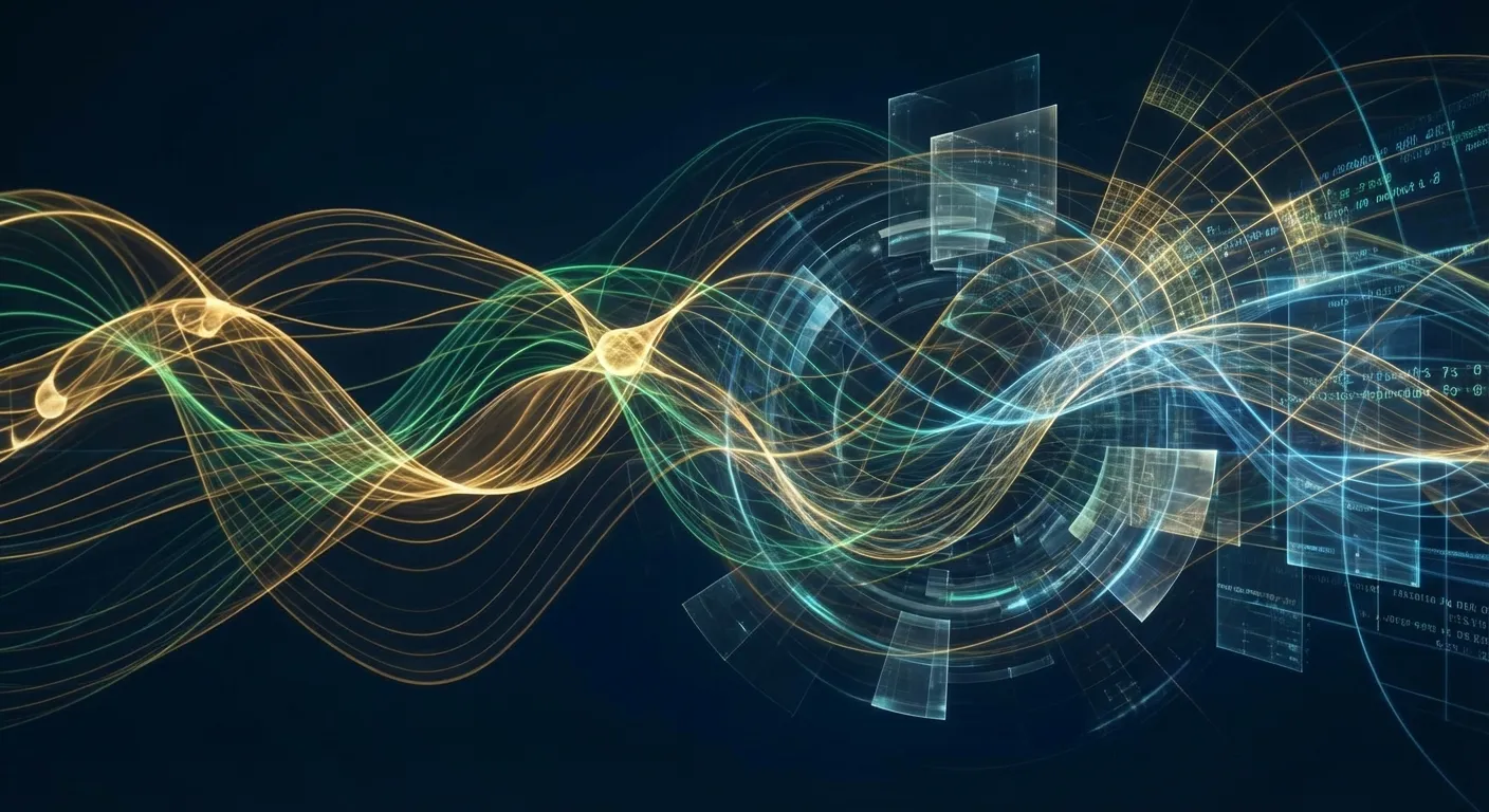 金融業 AI 應用的多層技術架構與合規框架示意圖