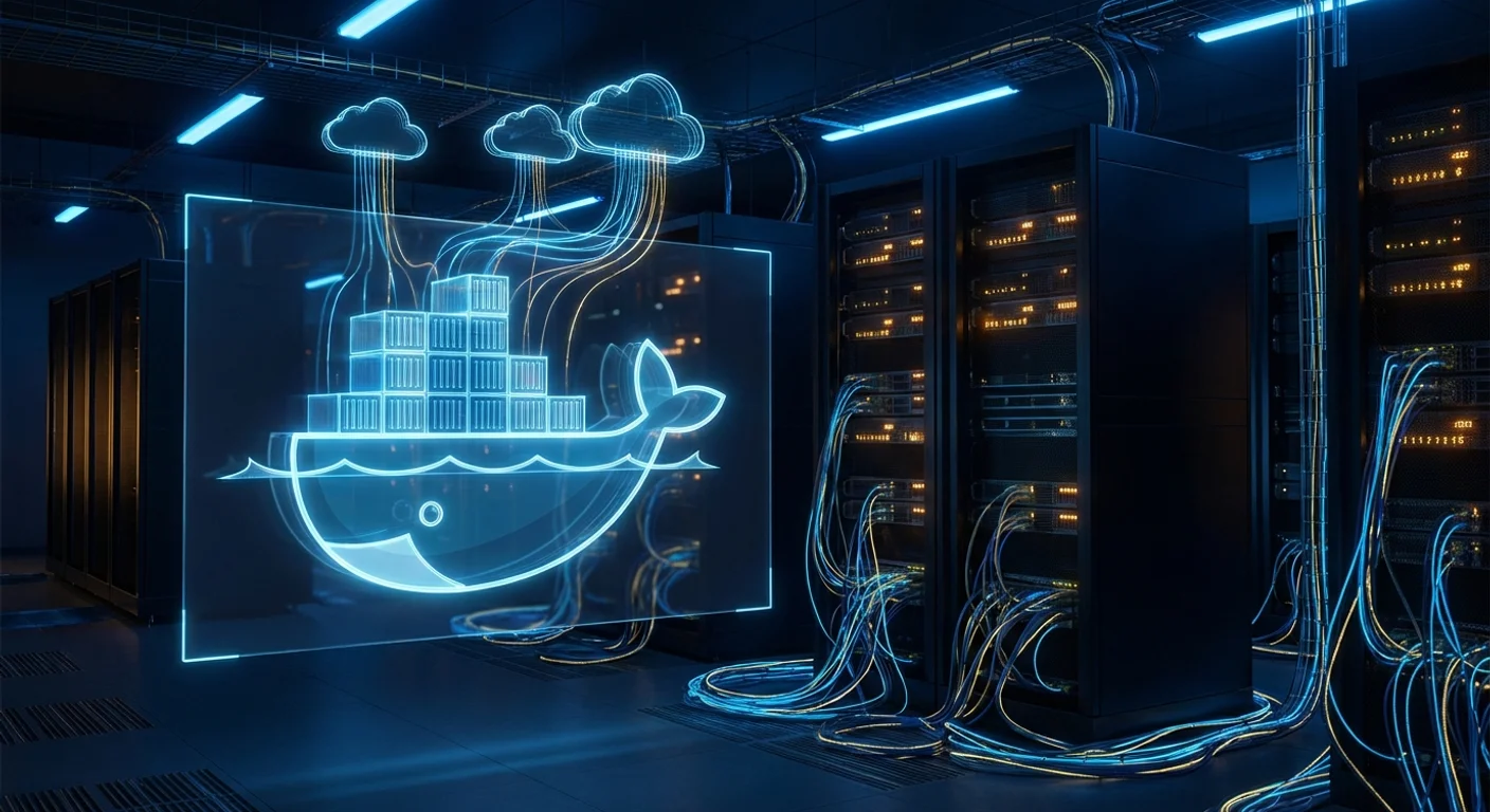 OpenClaw Docker 容器化部署與雲端伺服器架構示意圖