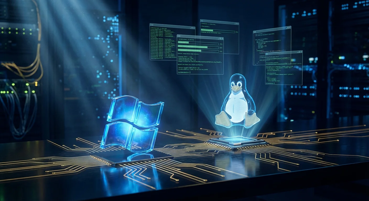 OpenClaw 在 Windows WSL2 環境中部署的視覺化架構示意圖