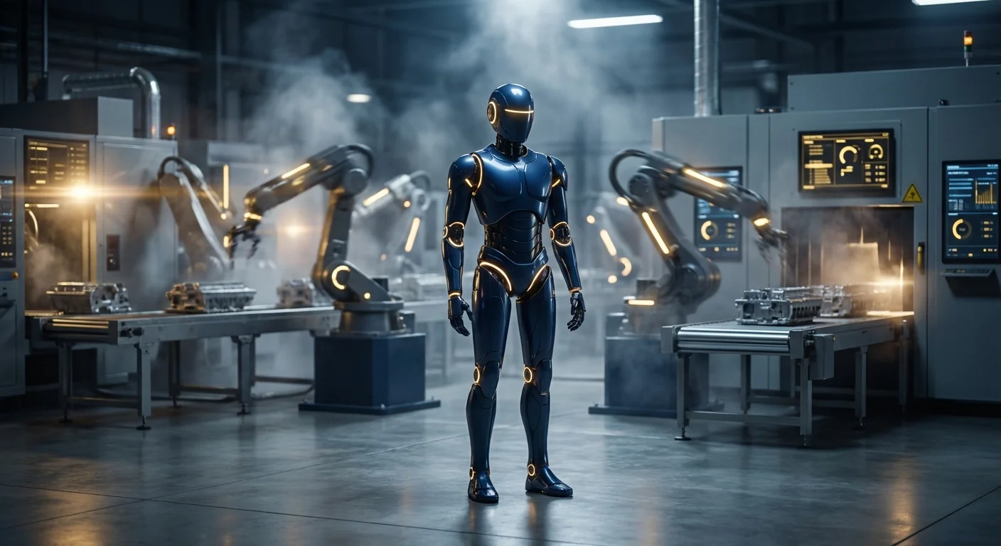 人形機器人在智慧工廠中協作的未來場景