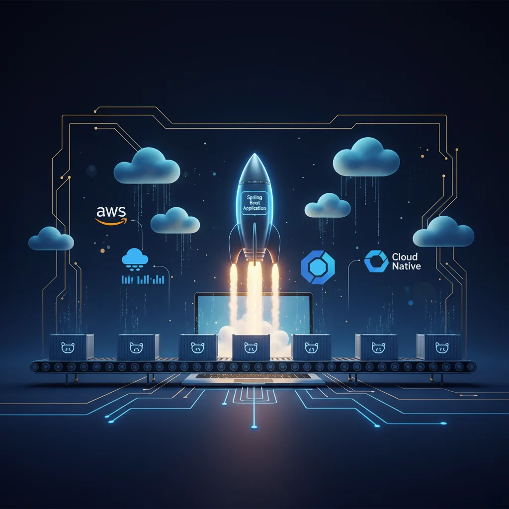 Spring Boot 應用搭載火箭從筆電發射到雲端，CI/CD 輸送帶運送 Docker 容器的部署視覺化