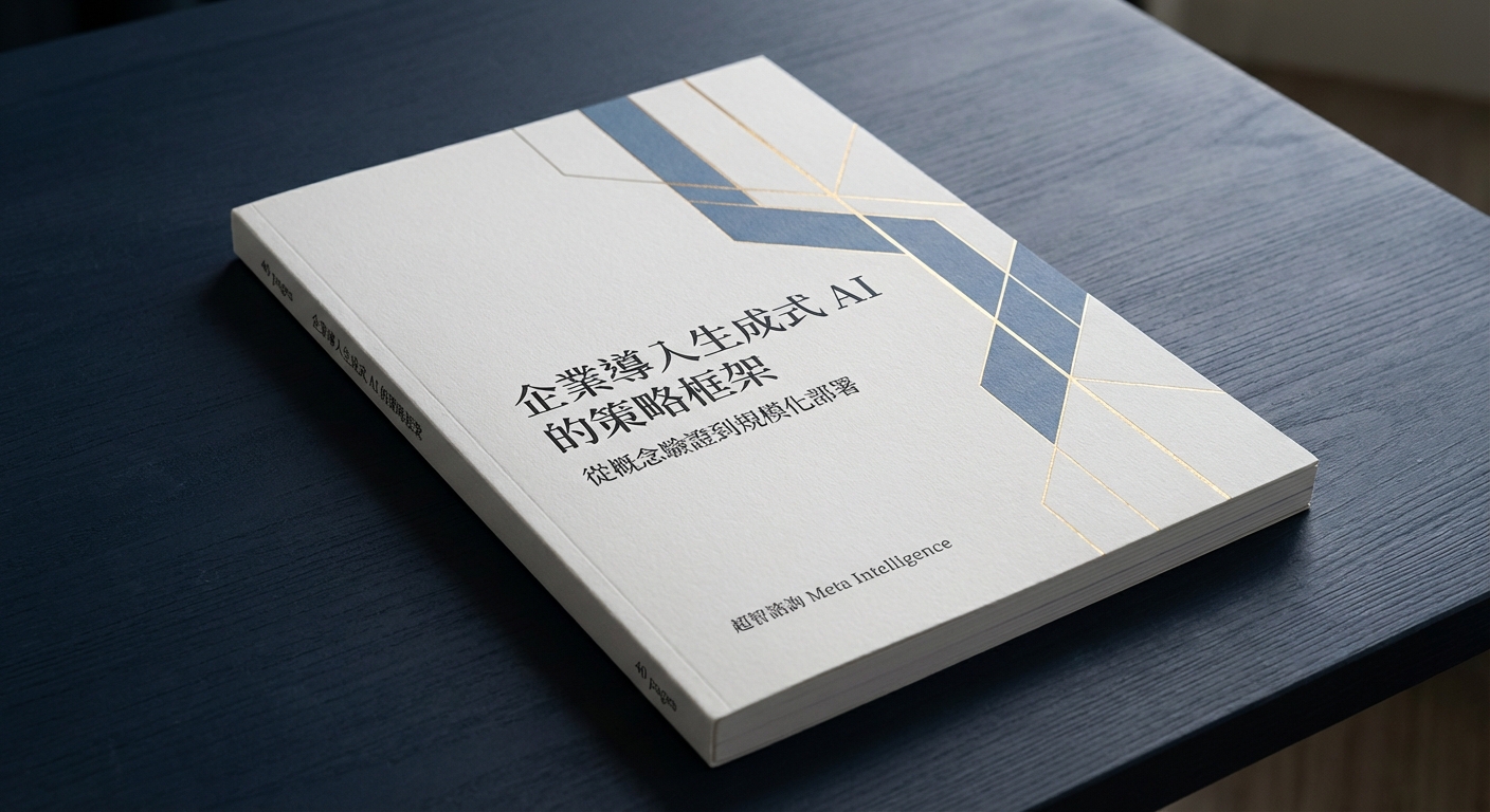 生成式 AI 策略白皮書封面