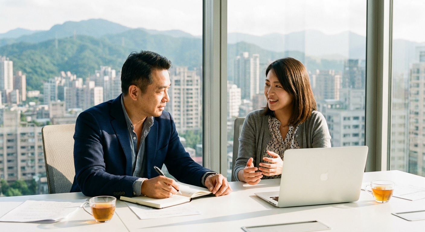 專業顧問會議場景