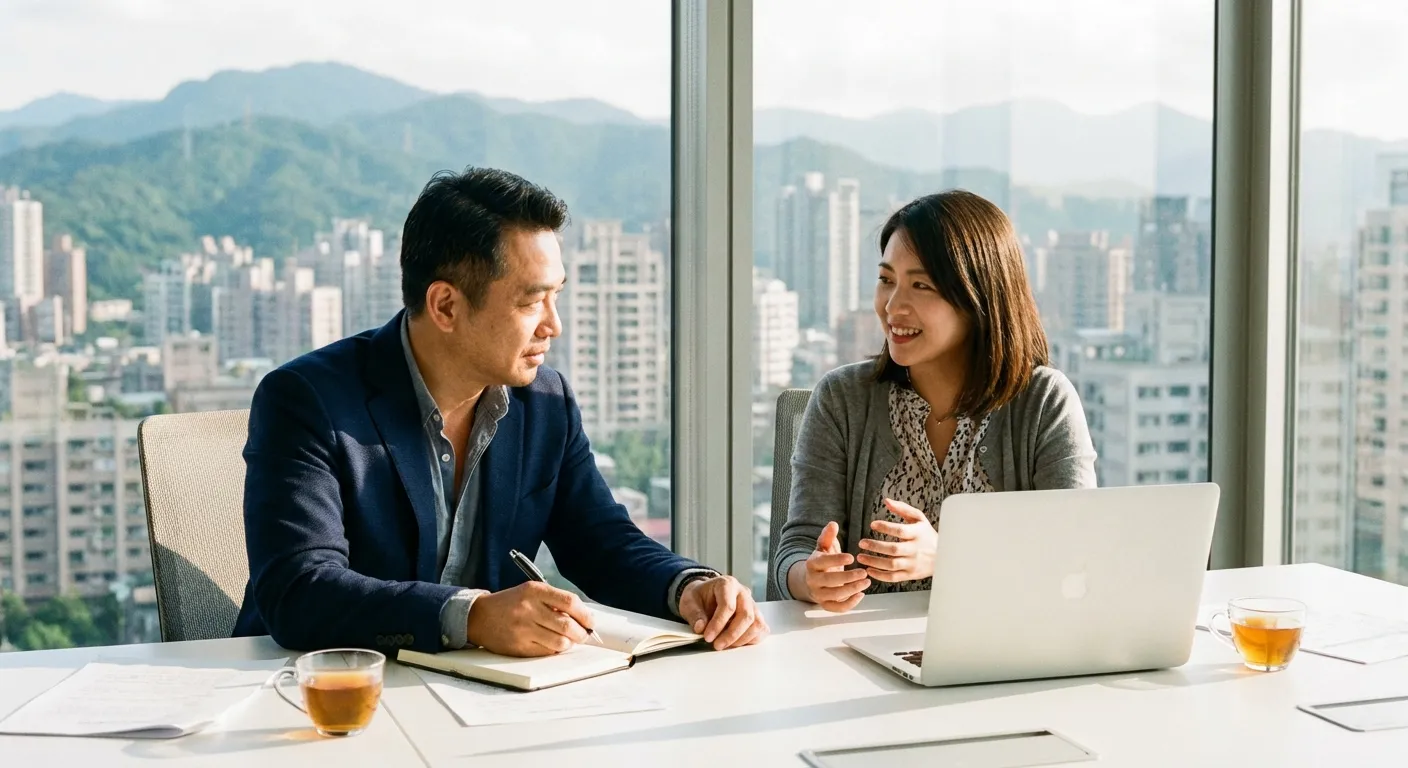 專業顧問會議場景